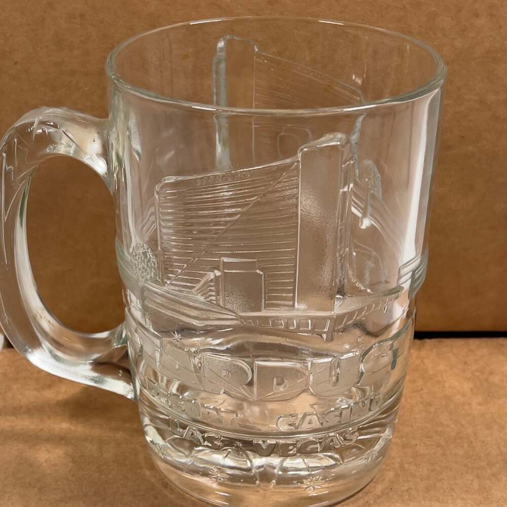 Stardust Resort & Casino (Las Vegas) 28 oz Heavy Beer Stein 3D Embossed Logo